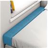 ELYSYSRL Riempitivo per Materassi, Letto Gap Filler Cuscino, Cuscino per Testata, Connettore per letto Doppio/Materasso, per Riempire lo Spazio tra la Testiera e il Materasso(Dark blue,90x5x10cm)