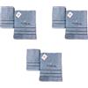 Renato Balestra 3 Set di 2 Asciugamani da bagno (1 viso e 1 bidet) Blu