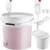 KADAX Set di secchi per fermentazione KADAX da 20L con rubinetto di scarico, gorgogliatore e tappo di gomma, contenitori per fermentazione in plastica con rubinetto di scarico, fermentazione e tappo per la