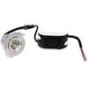 VR VETRINEINRETE Vetrineinrete® Faretto led incasso 3 watt 1 led cob orientabile luce bianca calda naturale 6500k 3000k 4000k soffitto illuminazione luce controsoffittatura lampadina (Silver, 6500k) F40