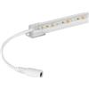 TOT ELECTRIC 2PZ Striscia led 12V 1m con profilo barra luminosa lampada sottopensile in alluminio luce cucina armadio mensole copaertura Trasparente Luce Calda