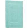 Casatessile Torino Tappeto Bagno in Spugna 60X180 cm. Tappeto Bagno Assorbente in Cotone, Tutto Tessuto Senza Antiscivolo - Verde Acqua