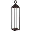 ROSSINI Lanterna moderna Pic Nic a led da 2,2W IP54 ricaricabile e dimmerabile h. 67cm corten