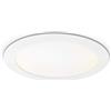 LED Universum Pannello LED, rotondo con 18 W di potenza, montaggio a incasso, opzionale a intensità variabile, bianco neutro, 22,5 cm, tipo: ECONOMY UR18225., bianco caldo 18.00 wattsW
