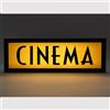 Maimeili CINEMA RGB LED Neon Lightbox con telecomando Studio Podcast Radio Lights Sign per Cinema Caffè Home Wall Decor USB Powered