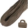 LEREATI Cordino per Borse Uncinetto, Corda Macrame 3mm x 200m Filo Macrame in Poliestere Uncinenetto e Ferri per Abbigliamento, Borse, Tappeti, Fai da Te, Regalo per Maglieria (Caffè Grigio)