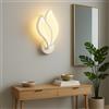 Arcadia Lampada LED da Parete - Applique led Muro - Lampada da Muro Interno Design Moderno - 1200 Lumen 12W 4500K Luce Bianco Naturale Illuminazione Soggiorno Bagno Cucina Camera Corridoio Salone 35 cm (2)