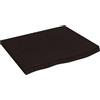 vidaXL Ripiano Marrone Scuro 60x50x(2-4) cm Massello Rovere Trattato