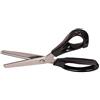 seaNpem Forbici dentellate zigzag in acciaio INOX - Tessuto forbici sartoria Upholstery Tailor smerlato forbici dentellate forbici, forbici da cucito in pelle tessuto carta strumento da taglio Scalloped 7mm