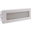 maolo Faretto LED Incasso Segnapasso Rettangolare 6W Luce Regolabile IP65 Illuminazione da Esterno Interno Design Moderno (Liscio, Bianco)