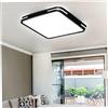 DIYEAH Plafoniera Sfarfallio LED per e 38x38cm Luce Bianca senza Cucina Centro Commerciale