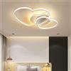 AHQX Plafoniera LED Dimmerabili Lampada Soffitto Vivaio Chiaro Camera Letto Ragazze 40W Con Telecomando Illuminazione Interni Amore Cuore Acrilica in Metallo Sala Pranzo Luce Bambino Della Ciondolo
