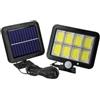 ISTOVO 160 COB Solar Powered Light Sensore di Movimento per Esterni Lampada da Parete Impermeabile per La Luce Solare per Il Recinto del del del Garage del Giardino