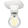 ledscom.de Plafoniera Elektra angolare incl. E27 Lampada LED 6,9W 1020lm bianca a 3 livelli di regolazione senza dimmer con interruttore della luce