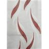 GBiancheria Tende Moderne a Pannello Semitrasparenti Madrid - Coppia Tende per Finestra e Portafinestra, Tessuto Jacquard Fil Coupé 100% Poliestere, con Passanti - Vari Colori e Misure (Bordeaux, 45x240 cm)