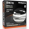 Eurocali Striscia LED Ultraslim 3mm Monocolore 600 LED 8W/m 120 LED/m 800 lumen/m Bobina da 5metri IP20 Bianco Naturale 4000K Fascio Luminoso 120°