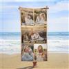 RHMMDIYST Telo mare personalizzato, asciugamano da bagno personalizzato con foto/testo, asciugamano in microfibra spessa, morbido e ad asciugatura rapida, adatto per viaggi, mare, campeggio, nuoto (5