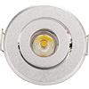 HSHHJSH 10 Pezzi Faretti A LED da Incasso 1W 3W Plafoniera da Interno Mini Armadio A Soffitto Faretto A LED Lampada da Incasso Faretti A Pannello Rotondo A LED - Dimensioni del Foro da 40 A 45 Mm