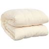 vidaXL Coperta Ponderata Crema Chiaro 155x220 cm 7 kg Tessuto