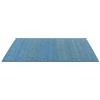 BIANCHERIAWEB SONNI CALDI E PROFONDI CON BIANCHERIAWEB Tappeto Bamboo Antiscivolo in Tinta Unita Cucina Salotto 50x75 Azzurro