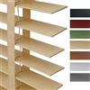 Generico Listelli Da 5 Cm Tende Veneziana In Legno 30cm 45cm 60cm 75cm 90cm 100cm 105cm 120cm 135cm 150cm 160cm Persiane Oscuranti Privacy Oscuranti Isolamento Termico(Beige)