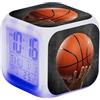 LuminescentDream Sveglia A LED Sveglia Comodino Sveglia Basket Sveglia Portatile Con Temperatura Orologio Digitale con Funzione Snooze e Luce per Decorazioni per Casa della Camera Letto di Un Ragazzo E Una Ragazza