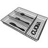 vetrinein rete Vetrineinrete® Portaposate da cassetto 4 Scomparti in Metallo Organizer cassetti da Cucina Vassoio Porta Posate Forato D32