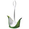 OMADA Portarotolo da Cucina, Porta Scottex in Acrilico con Manico | Accessorio Pratico per Cucina, 19,5x15,5x H32 cm, Design Elegante, Collezione Square