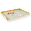 Mottiwood Spianatoia Tavoliere, Asse Pasta Legno Pioppo, Stendipasta con Bordi Laterali, Gradino Anti Scivolo, Made in Italy (57x37)