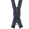 Erlif Cerniere lampo a 2 vie, in metallo brunito, divisibili a 2 vie, grigio scuro, 312, 80 cm