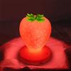 LVOERTUIG Luce notturna a forma di fragola, graziosa lampada a forma di fragola, luce notturna a LED, lampada da comodino che cambia colore, 3 modalità di tocco per compleanno, Natale