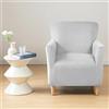 uyeoco Copripoltrona 1 Posto con Braccioli Relax Reclinabile Universale Copri Poltrona Elasticizzato Lavabile Rimovibile Fodera per Poltrona Poltroncine Relax Copertura per Poltrona Elettrica Reclinabile ( C