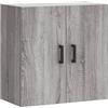 vidaXL Mobile Pensile Grigio Sonoma 60x31x60 cm in Legno Multistrato