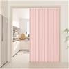APMOE Tende Oscuranti per Porta, Tende Pieghevoli a Fisarmonica per Armadi Senza Porta Resistente all'Acqua Tenda Divisoria per Interni per Camera da Letto, Finestra, Bagno, Porta(Rosa,80x240cm)
