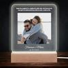 Stileitaliano Regalo San Valentino lampada led personalizzata Spotify canzone regali di coppia per lui e lei fidanzata fidanzato (Foto con frase)