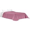 Gilania Lenzuolo Sopra Matrimoniale, Percalle di Cotone, 250x290 cm, Rosa