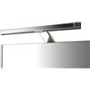EBIR - Luce LED per specchio bagno Esther S2 in alluminio, L.494mm - 6W - 475 Lumen - 5700°K