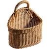 Generic Cesto Portaoggetti Da Parete In Tessuto Di Iuta Per Organizzazione, Cestino Da Appendere Elegante In Corda Beige Lavabile, Set Di 2 Portaoggetti Scandinavo Per Biancheria, Supporto Da Parete In Tessut