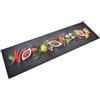 vidaXL Tappeto da Cucina Lavabile Spezie 45x150 cm Velluto