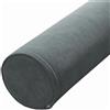 ZZDZW Cuscino Rotondo Cilindrico Cuscino A Rullo Lungo Cuscino Cervicale Rotondo Supporto Iombare Cuscino, Cuscino Cilindrico Con Fodera Rimovibile Per Dormire/sedia/auto/divano(Grigio scuro,10x50cm/4x19in)