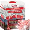 GINMA - Luci Di Natale da Esterno Professionali a Risparmio Energetico e Alta Impermeabilità - Luminarie Natalizie da Esterno (Rosso Rubino, 30 Metri (300 LED))