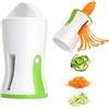 ykgsdkl 2 in 1 Spiralizzatore di Verdure, Affettaverdure a Spirale, Tagliapasta per Verdure, Taglia Verdure a Spaghetti per Zucchine, Cetriolo, Patate, Cipolla Multifunzione Affetta
