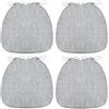 VEAI Cuscini per Sedie da Cucina con Cinghie Set 2/4/6 Cuscini di Seduta, Confortevole Cuscini Sedie Cucina Trapezio 43 * 41 * 35cm Cucina Lavabili Antiscivolo(Color:A8,Size:4pcs)