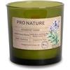 seit 1744 müller KERZEN Müller Kerzen PRO NATURE Candele Profumate in Vetro Verde con Stoppino in Legno - Cera Bianca e Oli di Colza Naturali alla Lavanda & Rosmarino - Durata Fino a 40 Ore - 100% Vetro Riciclato