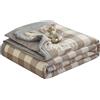 Yekuhe Primaverile Estivo Copriletto Trapuntino Cotone Per Letto Per Singolo/ Matrimoniale/Una Piazza e Mezza Morbida Coperta Leggera Trapunta Estiva Morbido E Confortevole(Color 24,180x200cm/only 1 Quilt)