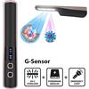Cable Technologies Lampada Sterilizzatrice UVC con powerbank e torcia integrata, sterilizzatore LED disinfettante germicida raggi ultravioletti, luce antibatterica ultravioletta +caricatore smartphone batteria portatile