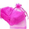 Duories 50 Sacchetti in organza riempire,sacchetti regalo in organza,sacchetti regalo con cordoncino,sacchetti per festival,feste,matrimoni,bomboniere,sacchetti per gioielli,lavanda,15 x 20 cm,rosa