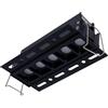 B·LED BARCELONA LED Faretto lineare LED trimless/incasso a scomparsa - 12W - UGR18 - CRI90 - Nero