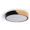 LEDKIA LIGHTING LEDKIA Plafoniera LED Circolare da 18 W in Legno e Alluminio, Ø 320 mm, CCT