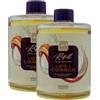 FEI FAN Ricarica Per Diffusore a Bastoncini Refill, Disponibile In Diverse Fragranze Corpose Ed Avvolgenti, Capaci Di Creare Sensazioni Olfattive Uniche 500ml (2 Unità, LATTE E CARAMELLO)